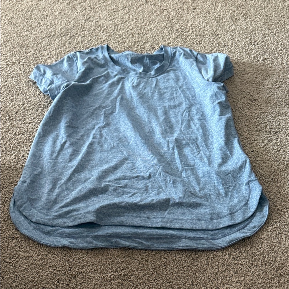 Athleta Blue Short Sleeve Tee